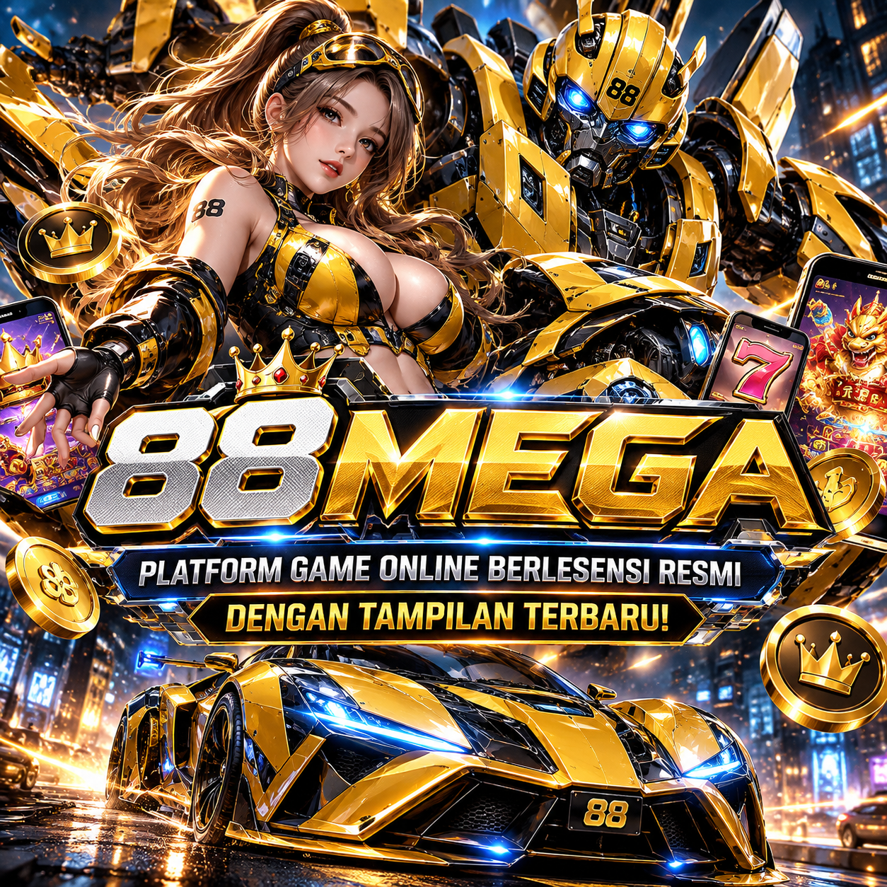 88MEGA Platform Game Online Berlesensi Resmi Dengan Tampilan Terbaru!